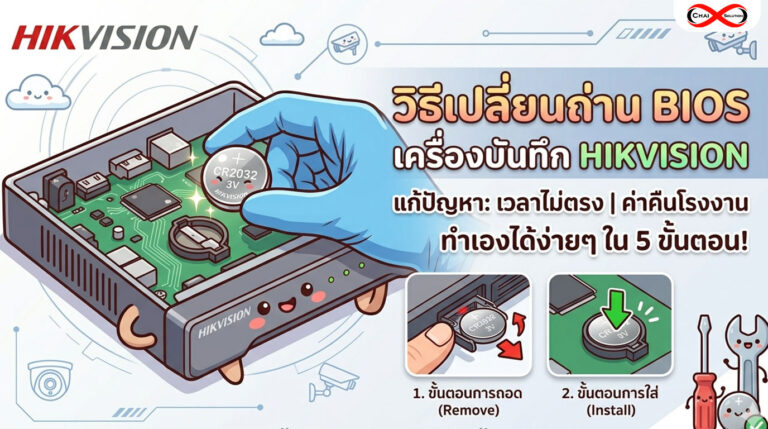 ถ่าน bios เครื่องบันทึก Hikvision
